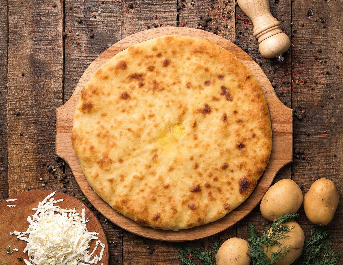 Пирог с картофелем и сыром